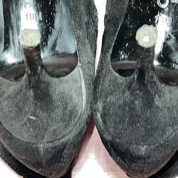 Charles by Charles David Womens Black Ankle Boots Size 10M Heeled Pointed Toe - Picture 8 of 12